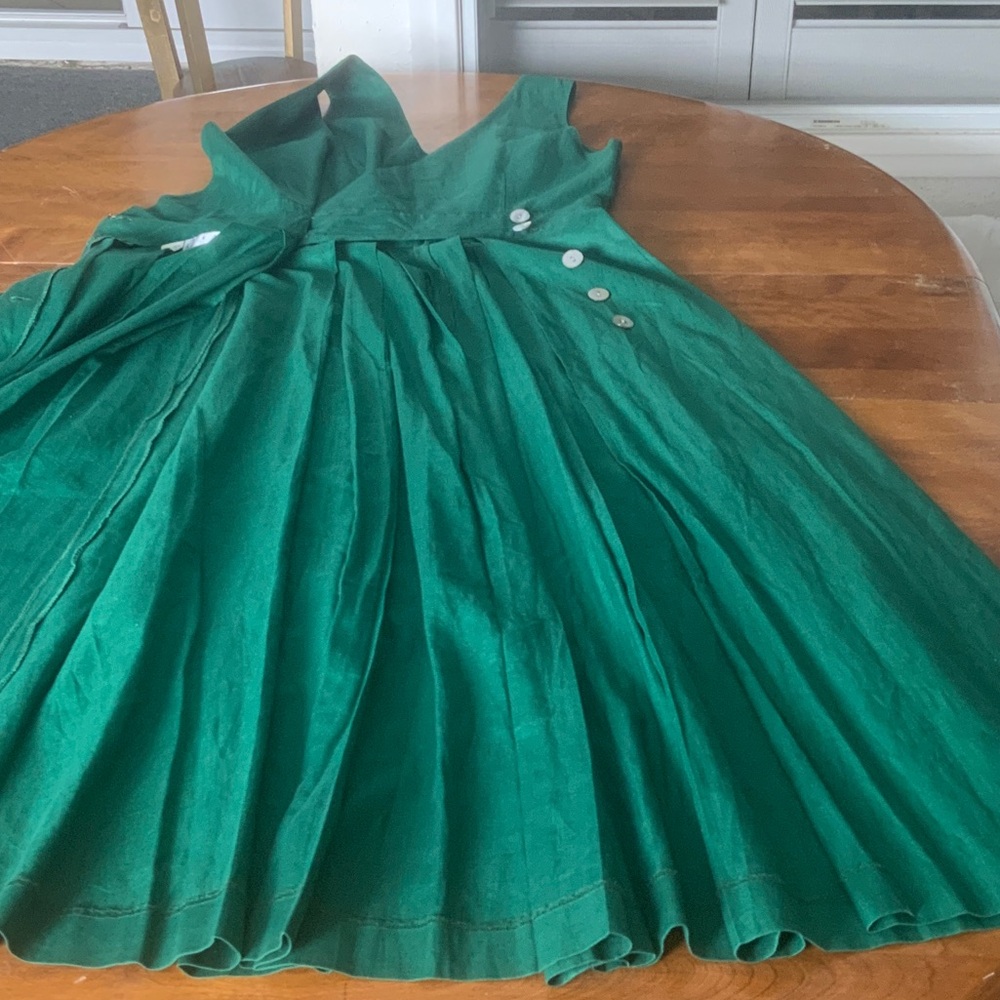 Kenar Emerald Green Midi Dress - Picture 7 of 9